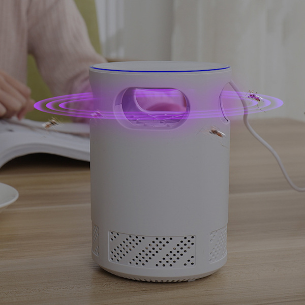 Inomhus tyst myggdödande lampa - Inomhus UV med nattlampa - Locka flugdödare för hemmakontor