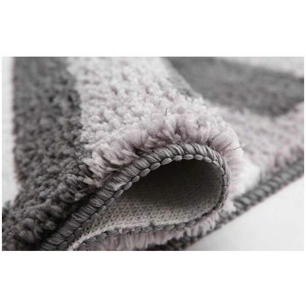 Absorberende fodmåtte til badeværelse badekar blå 50*80cm