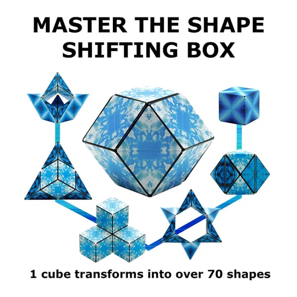 3D Rubiks kub transformationsbox gåva pedagogisk leksak
