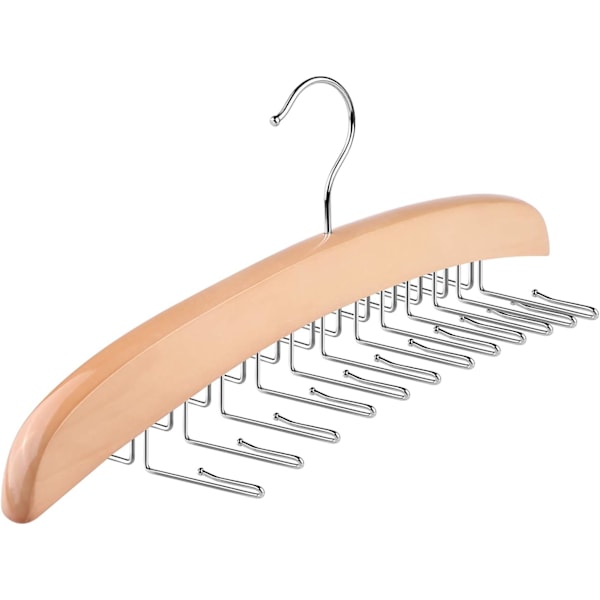 Multifunktionell Träknyckelskena, Multi-Hook Knyckelskena, Bälte, Bälte och Väska Förvaringshållare