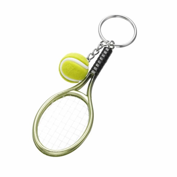Simulering tennisracket nøkkelring nøkkelring Wimbledon Tennis Comp