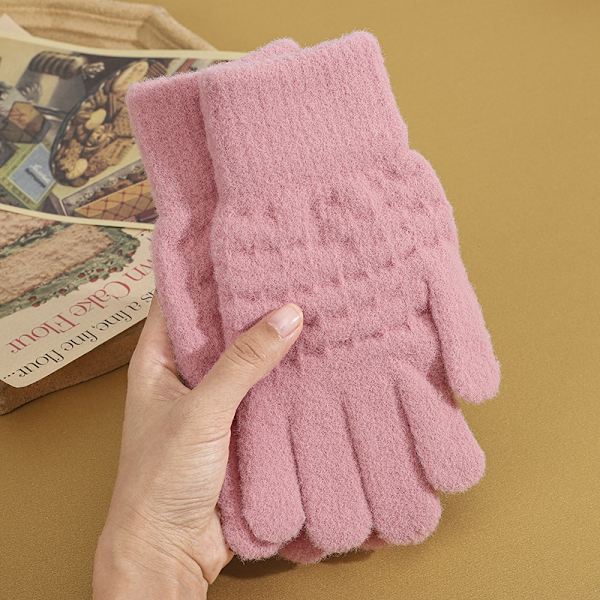 1 par vinterhandsker, unisex vindafvisende varme handsker