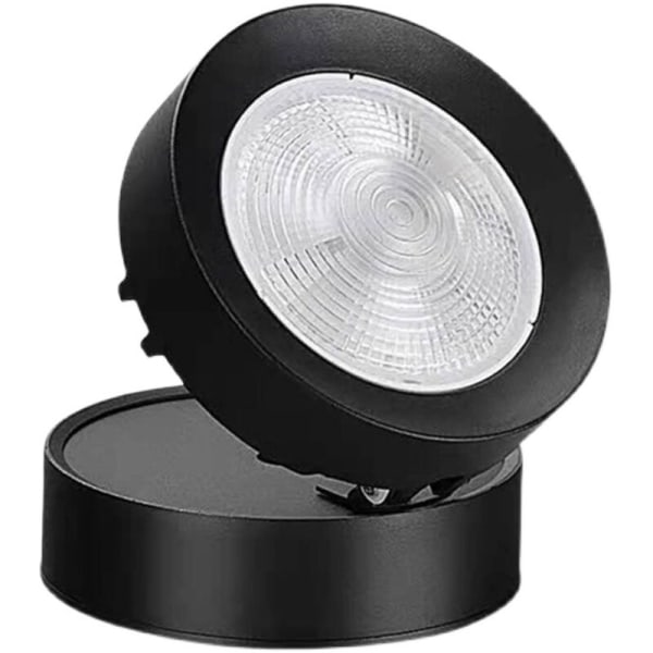 12W LED-takspotter, justerbar lampehusvinkel, lampespotter, takspotter, taklampe, justerbare takspotter, LED-taklampe
