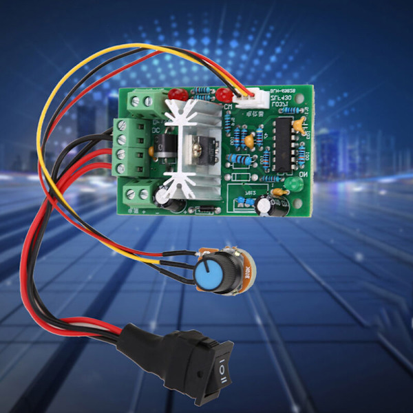 Hastighetsregulator med justerbar CC Step CC 5-30 V DC 6 A/150 W PWM med inversionsbrytare