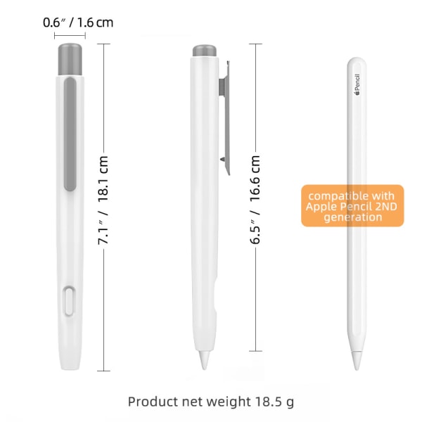 Beskyttelsesdeksel Kompatibel med blyant 1st - Retractable Edge Pr