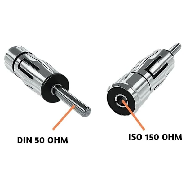 DIN antenneadapter-stik til ISO AUTODIO (FM antenne universaladapter) til bil