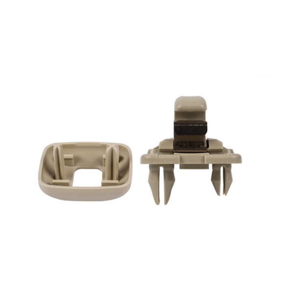 2 stk. Beige Solskærm Klips, Udskiftning Auto Solskærm Klips Krog Holder Til Audi A1 A3 A4 A5 Q3 Q5 (8E0 8575