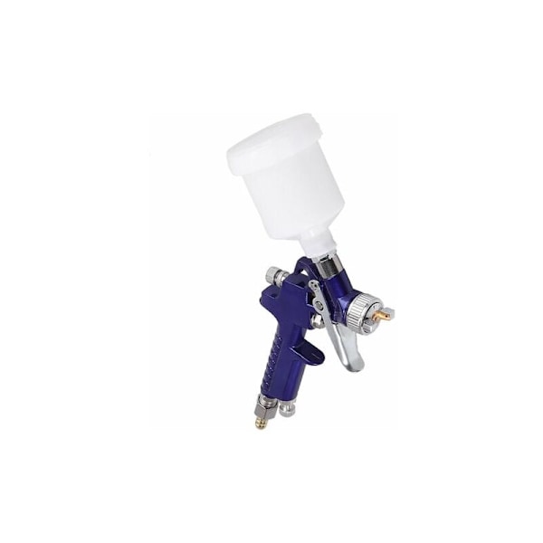 Mini rostfri färg Air HVLP gravitationsmatad 125ml