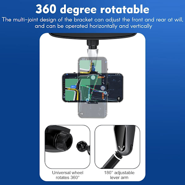 Biltelefonhållare 360° Justerbar Telefonhållare