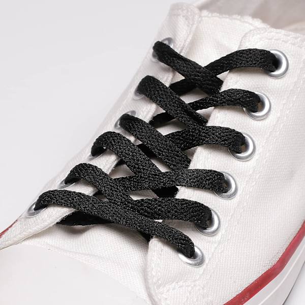 Fladt Skolisser til Alle Sko eller Sneakers, Flere Farver (Bredde: 8mm)
