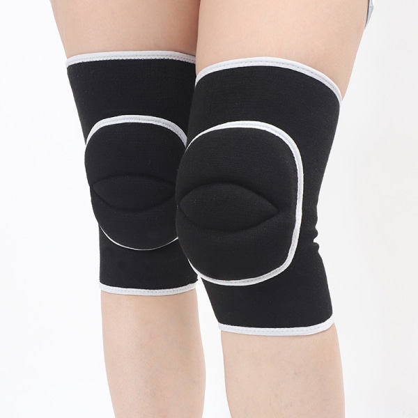 Knäskydd, balett, dans, yoga, fritidssport, förtjockade varma knäskydd, fitness skyddsutrustning, svamp knäskydd, ett par