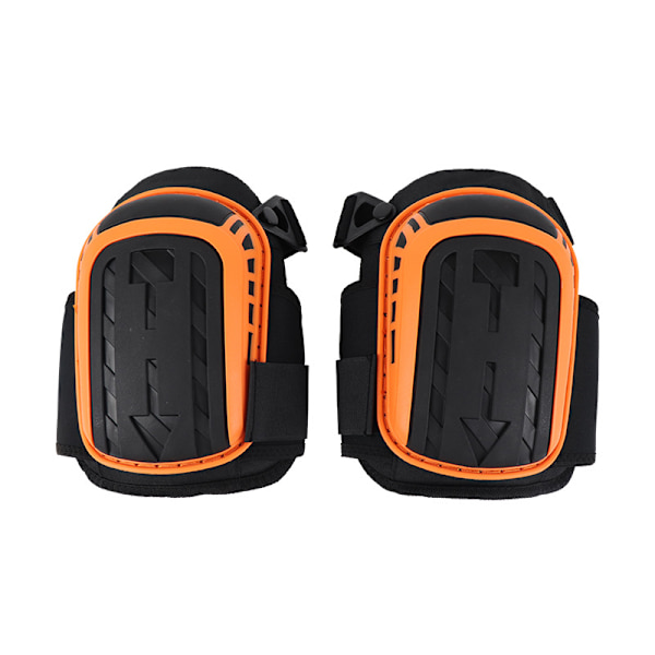 2 st Gel Knäskydd Trädgårdsarbete Jord Knäskydd Oändligt Justerbara Knäskydd（orange）