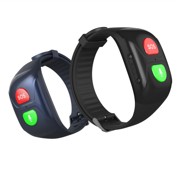 Ældre Sos Smart Armbånd Smart Watch Gps Information Push Pulsmåling Søvn Overvågning Anti-pe Armbåndsur