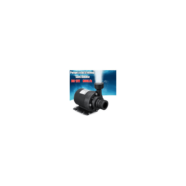DC12V 5M 800L/H Hiljainen Tehokas Upotettava Pumppu 4-Piste Harjaton DC-Suutin Pumppu 50cm Kaapeli