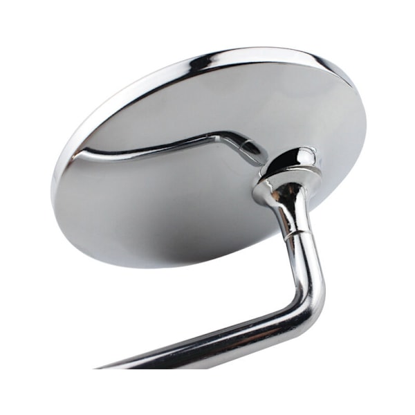 Bakspejl - 1 par 10 mm krom sølv motorcykel motorcykler. Venstre og højre spejl.