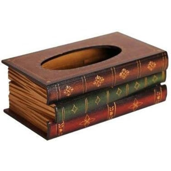 Wooden Tissue Box Set serviettholder Organizer