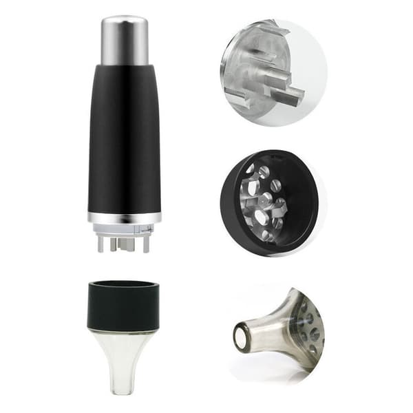 Håndtryks Aluminium Smoke Grinder Krydderimølle 14 cm Hvid