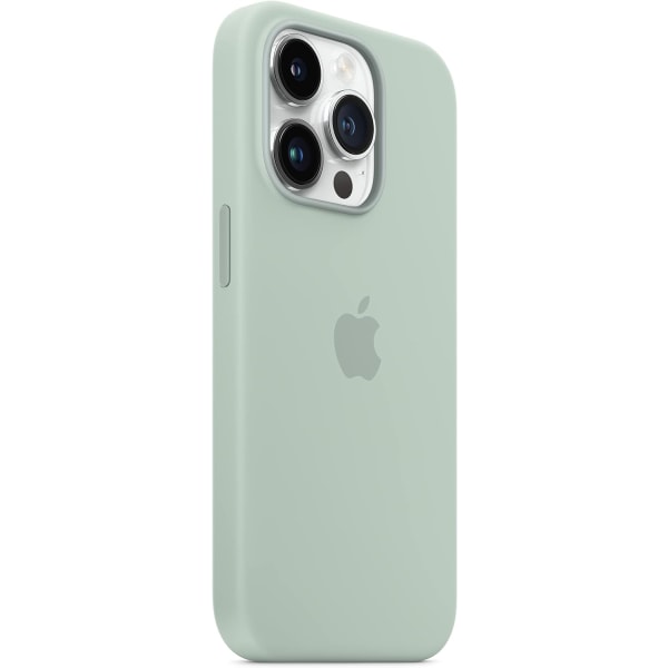 iPhone 14 Pro Silikone Cover med MagSafe - Cactus Blue
