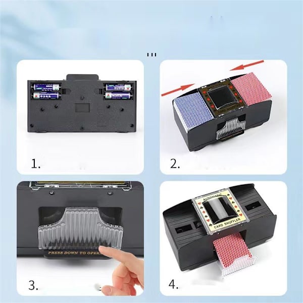 Poker Card Shuffler Card Shuffler (1 styck)(2 par)