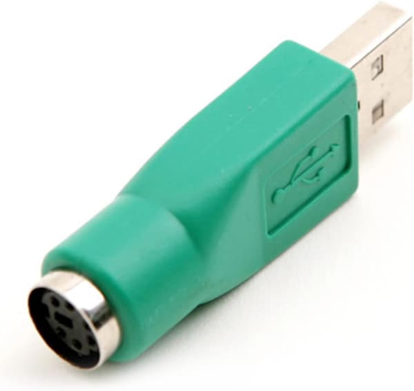 PS/2 til USB-adapter, USB hann til PS/2 hunn adaptere, erstatning