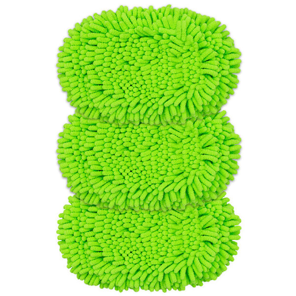Gjenbrukbare mopper kompatible med Swiffer Sweeper, vaskbare moppeputer mikrofiber erstatningshoder for rengjøring