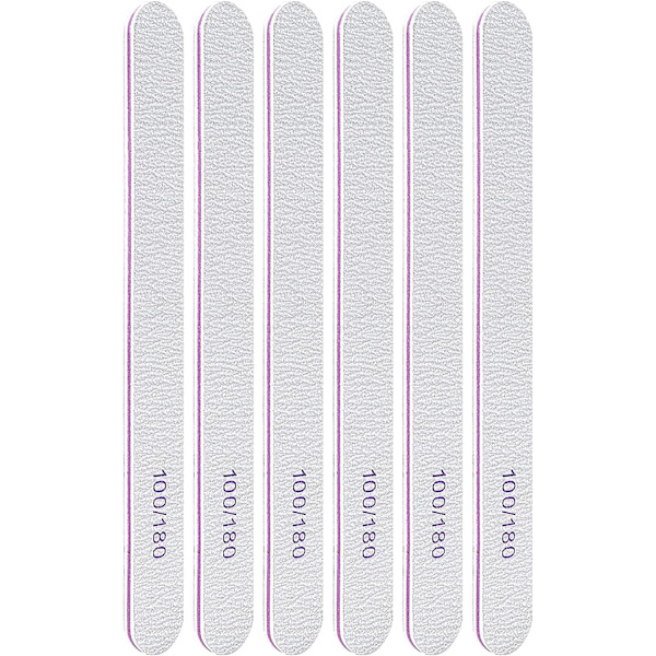 25-pack professionella nagelfilar (grå)