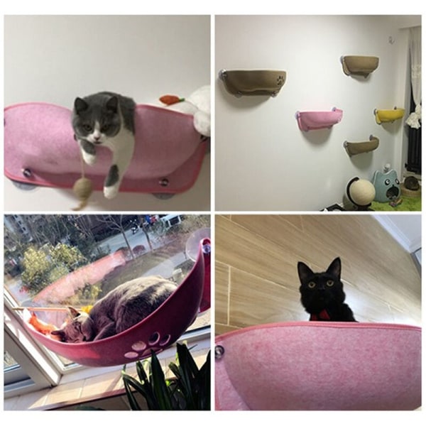 Balkongfilt Båtform Katt Lekplats - Gul