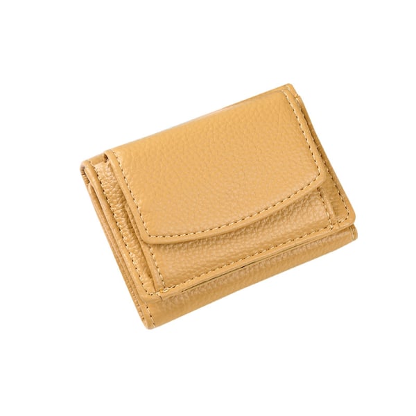 Dam Läder Plånbok RFID Blockering Bifold Handväska Dam Kortfodral Liten HandväskaGrön