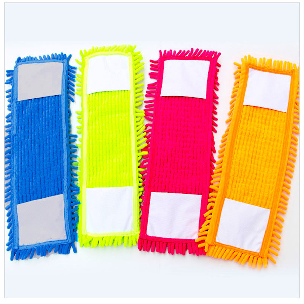 Retractable Microfiber Floor Mop Cleaner (x3 Vaihdettavat Moppipäät Oranssi), Sweeper Wood Laminate Tile Wet and Dry