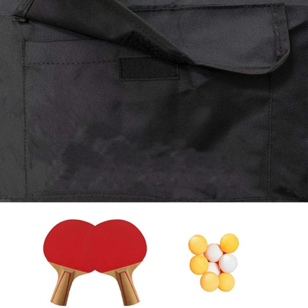 Pingisbordsöverdrag - Vattentätt skyddande överdrag 280 x 76 x 156 cm för hopfällda och utfällda pingisbord - Mot snö, regn och UV