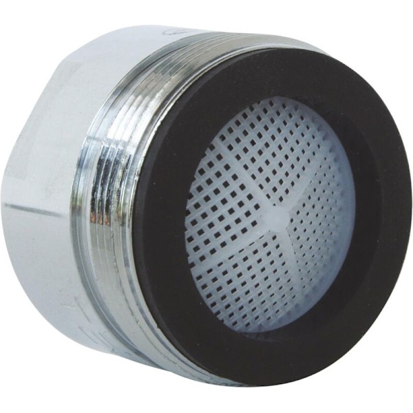 1 st kromad strålsamlare (22mm) hane för blandare - Förbättra komforten när du använder din kran med detta grå/silverfärgade tillbehör för varmt och kallt vatten