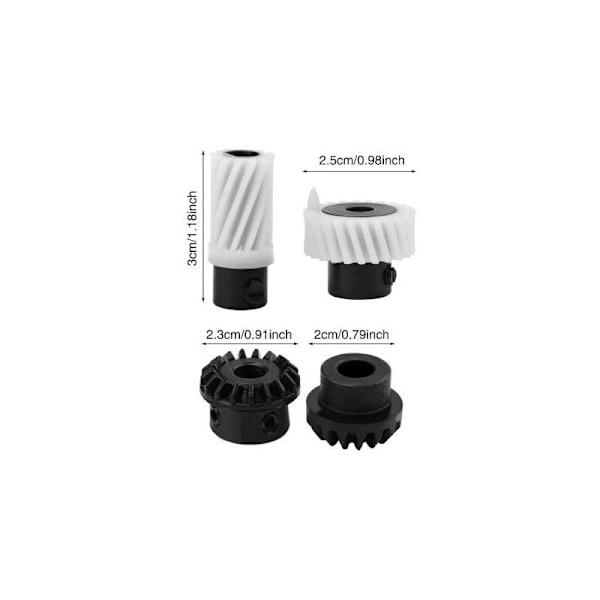 Symaskin Girsett 4 stk Plastgir Singer Symaskintilbehør 174488+174491+163997+163328