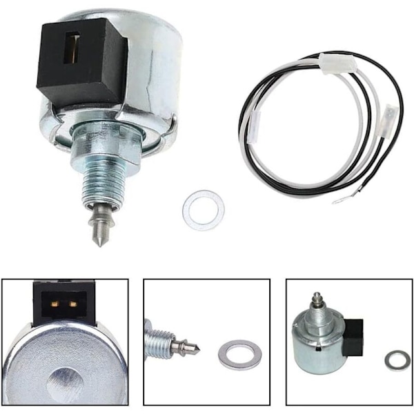 Udskiftnings solenoidventil til karburator i motor til plæne- og haveudstyr, passer til flere modeller inklusive 694393 846639