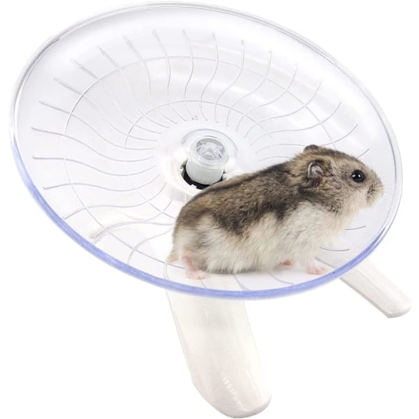 Liten djurleksakshjul, Hamsterhjul, Hamsterträningshjul, Tyst Hamsterträningshjul, Hamsterlöphjul för Hamster och Smådjur(Whi