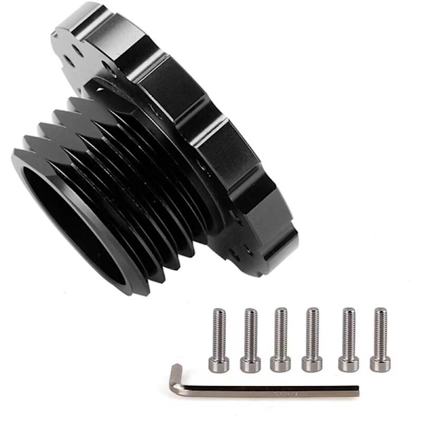 Bilratnav, Præcis Udskiftningsratadapter til Thrustmaster T300 T500 PCD 73mm (Sort)