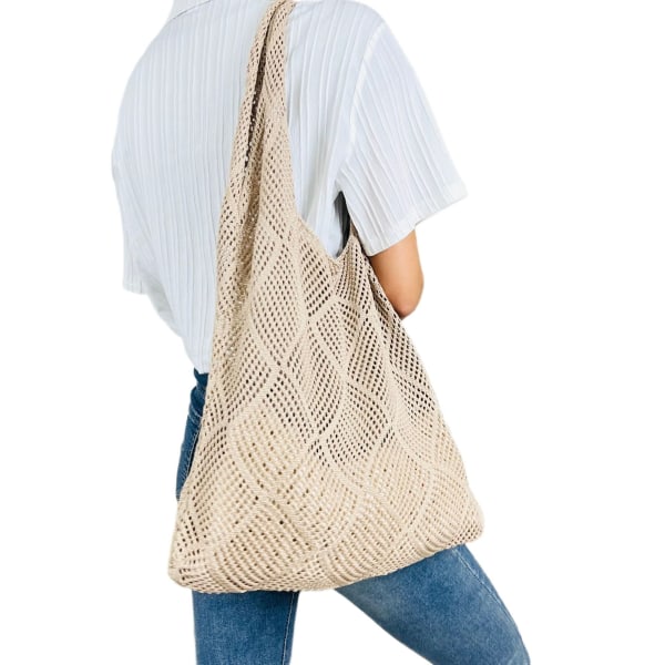 Crochet Bags Women's Summer Beach Handbags Aesthetic Handbags Hippie Bags Knitted Bags