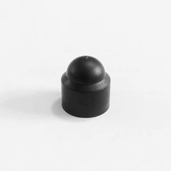 100 stk - Beskyttende mutterhette M8 Nøkkelvidde 13 mm - Svart plast