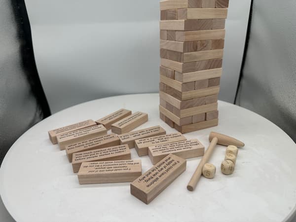 Jenga byggeklodser legetøj, parløfte træ stabling legetøj, egnet til 21 år og derover