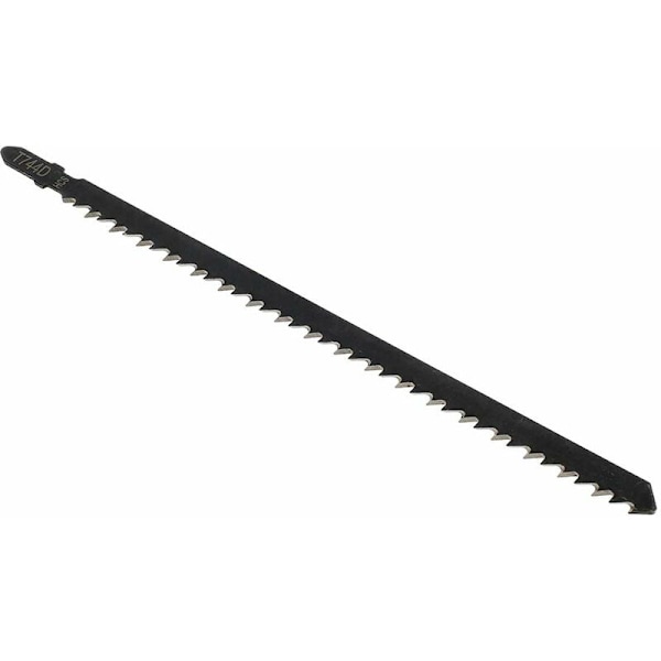 5 st Sautuse sågblad T744D Professionella 180 mm för att såga trä och metall, tillbehör, sticksåg kompatibel med Bosch, Metabo etc