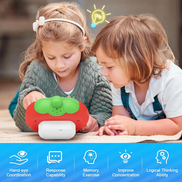 Pop Fidget-spel för barn och vuxna, snabb tryckhandhållen spelkontroll, ny bärbar pusselspelmaskin, Paty Favors Sensory Toy Gifts