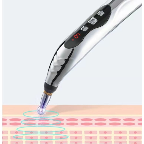 Pulse meridian penna uppladdningsbar akupunktssticka elektronisk akupunkturpenna högeffekts automatisk akupunktsökning uppladdningsbar meridianpenna