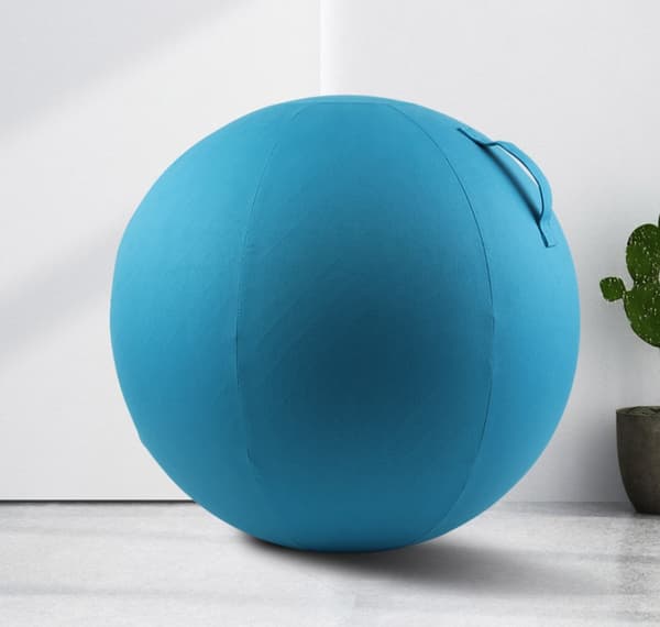 65cm yogabollaccessoarer, repskyddande yogabollaöverdrag (blå)