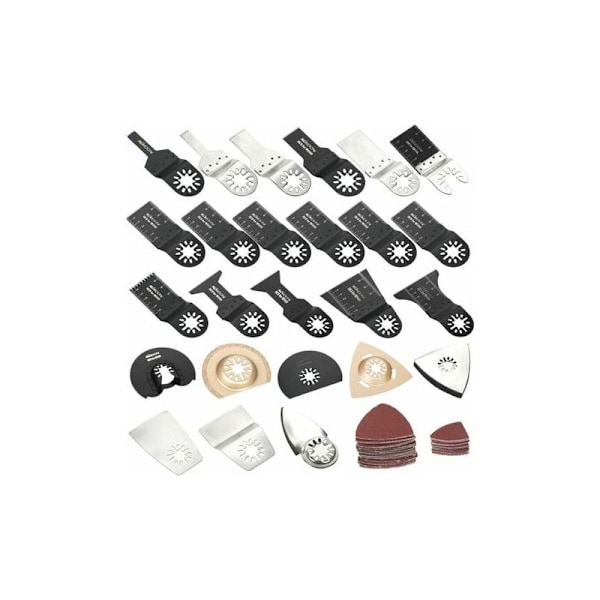 Sæt med 100 blandede oscillerende multi-værktøj Multiotool Multitool Multi -TO KIT TILBEHØR