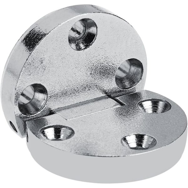 2 stycken gångjärn med flik, ekande charm av bord till symaskin självbärande flip top gångjärn skruv fällbar flik inbäddat gångjärn