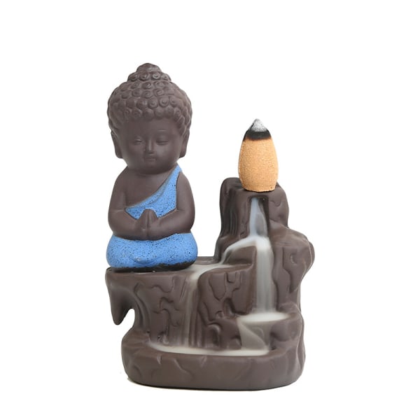 Lilla sand Tathagata reverse flow røgelse brænder keramisk røgelse streng røgelse indsætte håndværk ornamenter