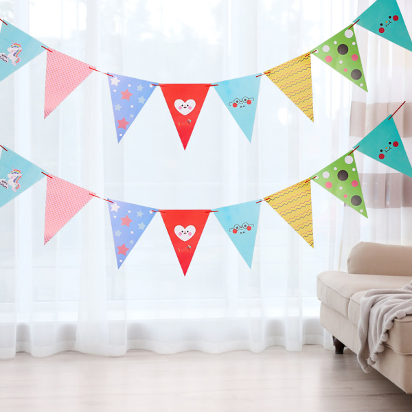 1 st Banner Dekoration Vimpel Jul Nyår Fest Kväll Dekoration