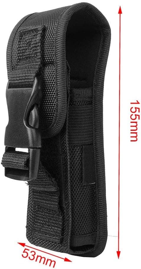 Taskulamppupussi, Taskulamppukotelo, Nylon-taskulamppukotelo 6P / g2 / 9P Ultrafire 501B / 502B / C1 / 501C taskulampulle ulkoilmajahtiin