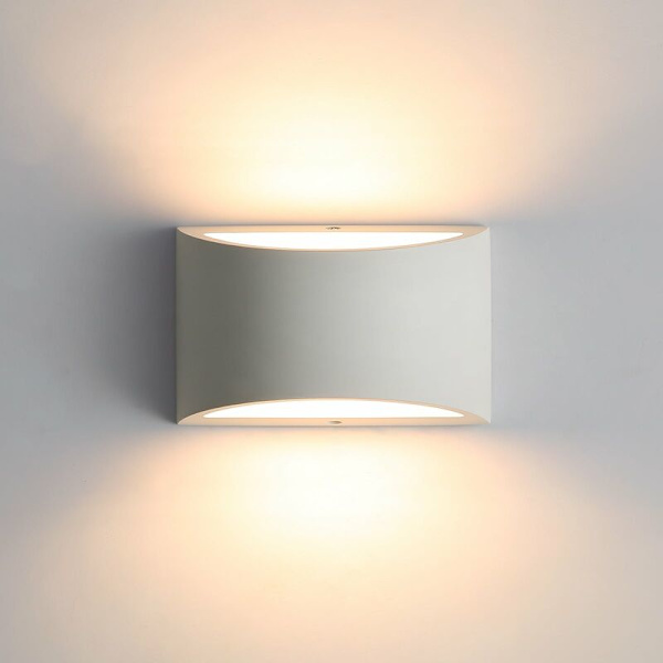 Innendørs vegglampe 7W LED moderne gipsvegglamper (G9 LED-pære inkludert) (varm hvitt lys)