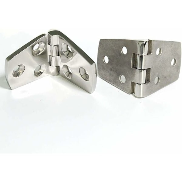 Marine Mount Dørhængsler Rustfrit Stål Luge Båd Hængsel Hardware Heavy Duty Båd Hængsel Platform Kabinet SUS 316 4stk 38mm x 76mm
