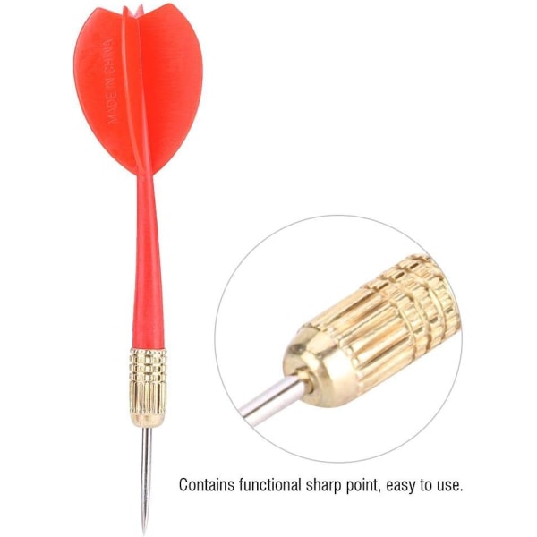 15PCS/Set Tip Dart Needles, Needle Tip Darts Barrel Colorful Darts Dart Red+Yellow+Green+Purple+Blue Darts Set, Professional Metal Dart Set, Metal D